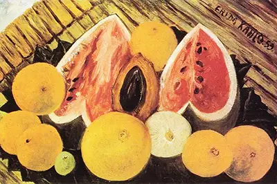 Still Life with Watermelons Frida Kahlo